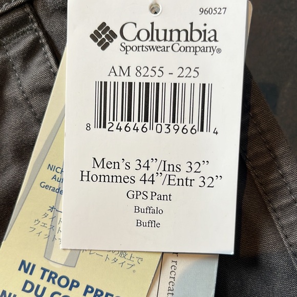 New with tags Columbia GPS pants - Picture 3 of 7